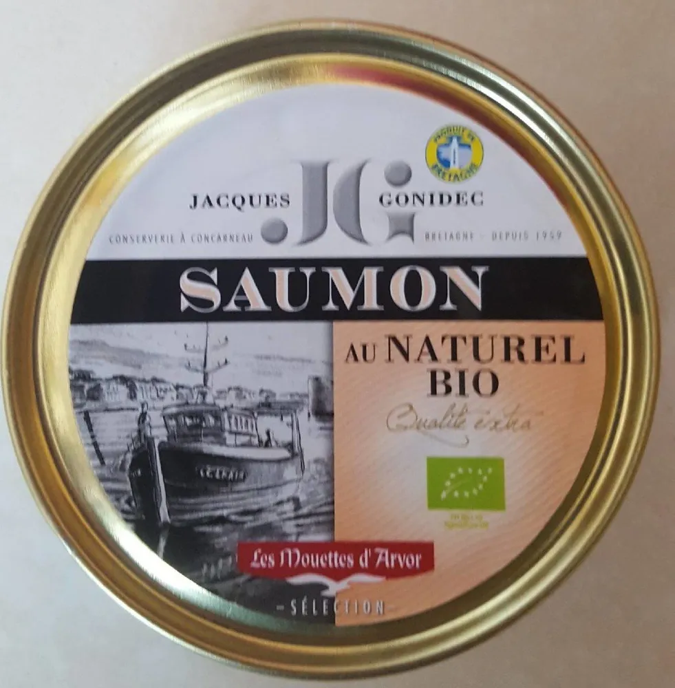 Saumon au naturel bio