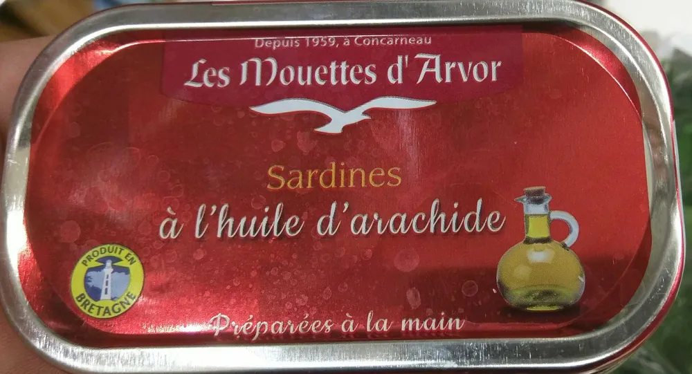 Sardines à l'huile d'arachide