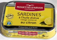 Sardines à l'huile d'olive vierge extra et au citron