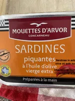 Sardines piquantes à l'huile d'olive vierge extra