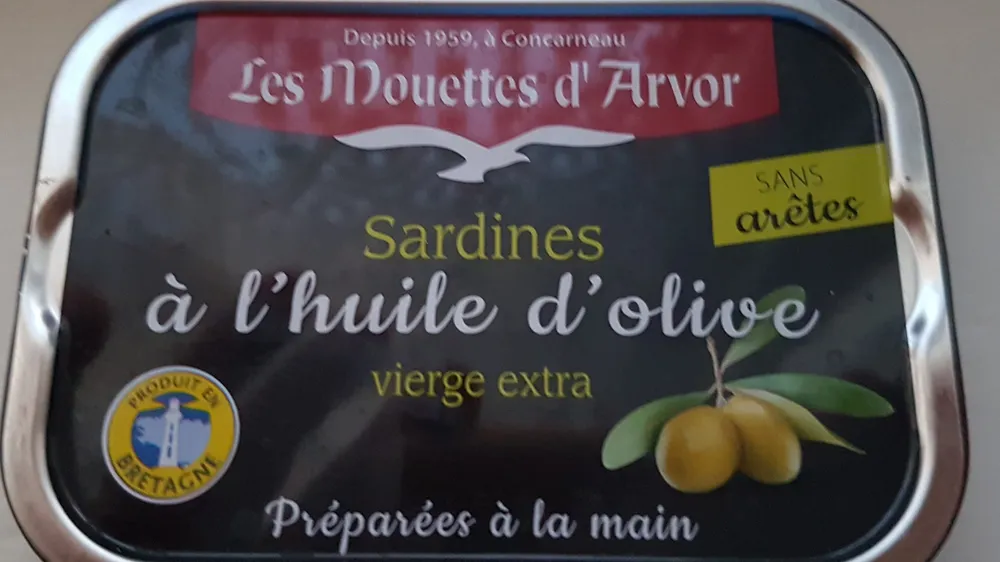 Sardines Olive Sans Arète Mouettes D'arvor - 1 / 6