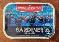 Sardines de saison à l' huile d'olive vierge extra Millésimées