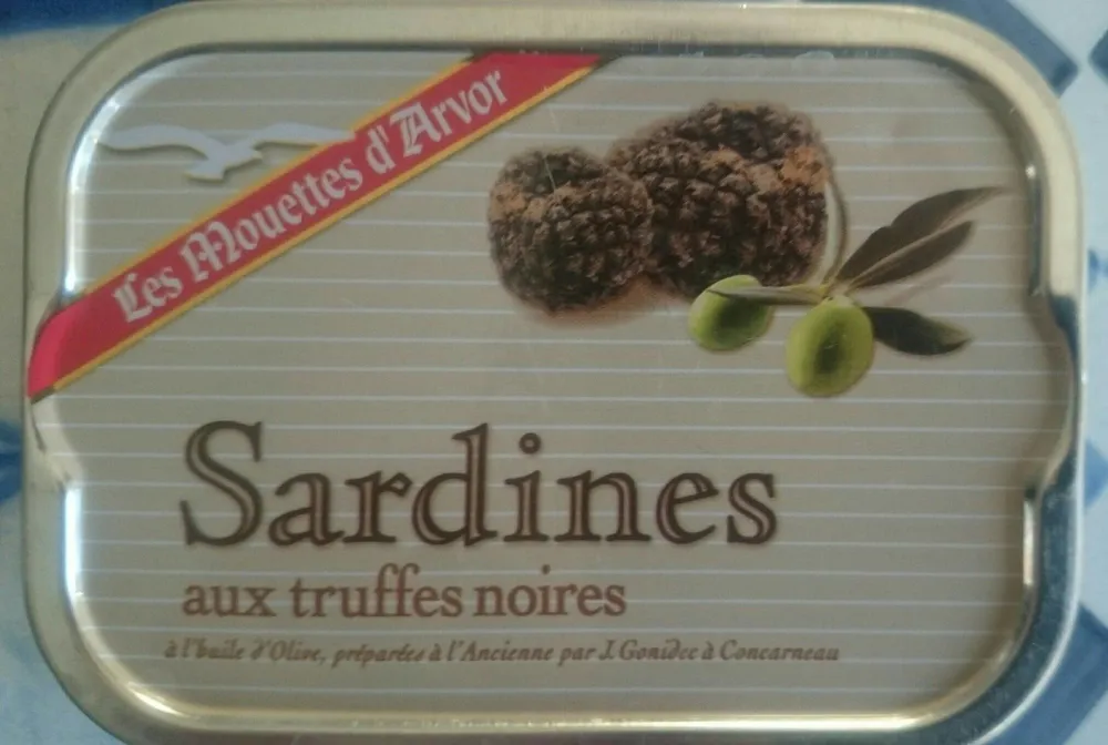 Sardines aux truffes noires