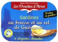 Les Mouettes d'Arvor Sardines au Beurre et au Sel de...