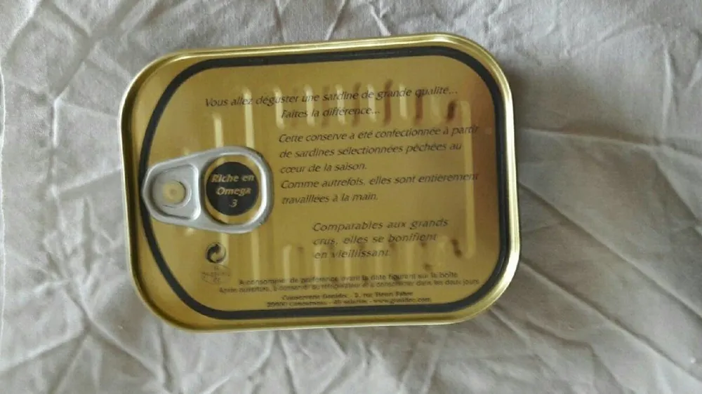 Sardines à l'huile d'olive