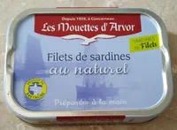 Filet de sardines au naturel