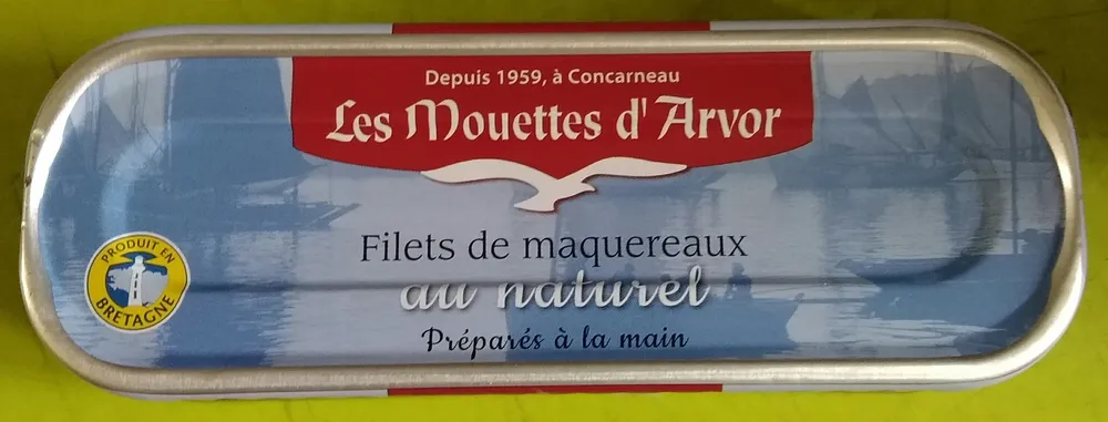 Filets de maquereaux au naturel