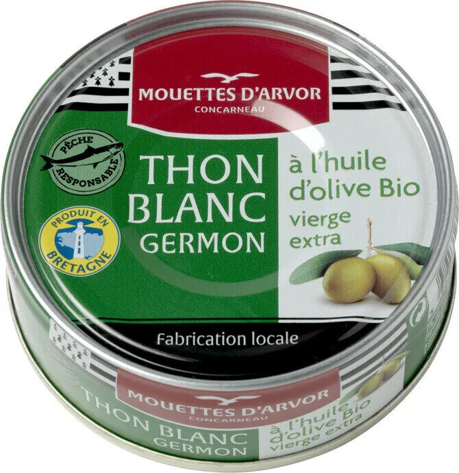 Thon blanc germon à l'huile d'olive bio