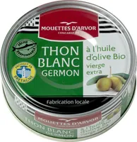 Thon blanc germon à l'huile d'olive bio