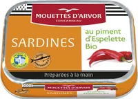 Sardines au piment d'Espelette bio
