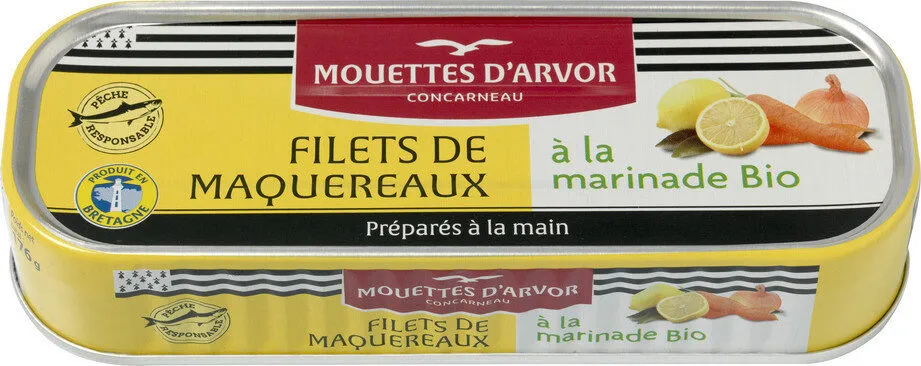 Filets de maquereaux à la marinade bio