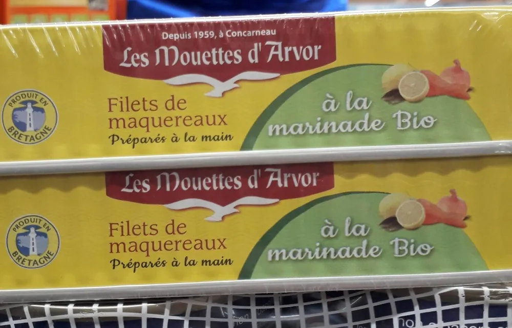 Filets de maquereaux à la marinade bio