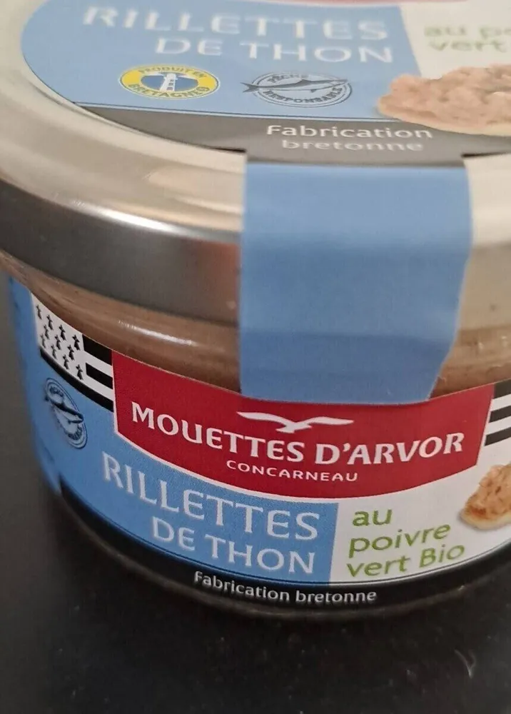 Rillettes de thon au poivre vert bio