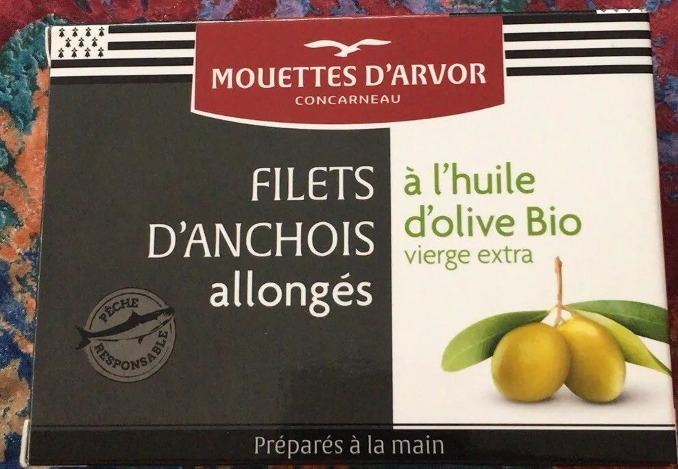 Filets d’anchois allonges