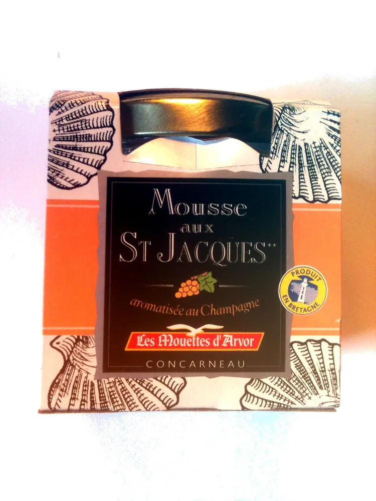 Mousse aux St Jacques aromatisée au Champagne