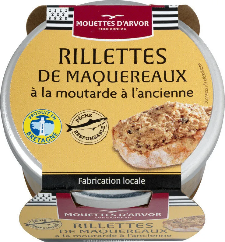 Rillettes de maquereaux à la moutarde à l’ancienne
