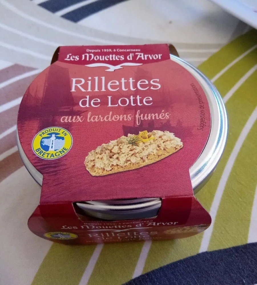 Rillettes de lottes au lardon fumés