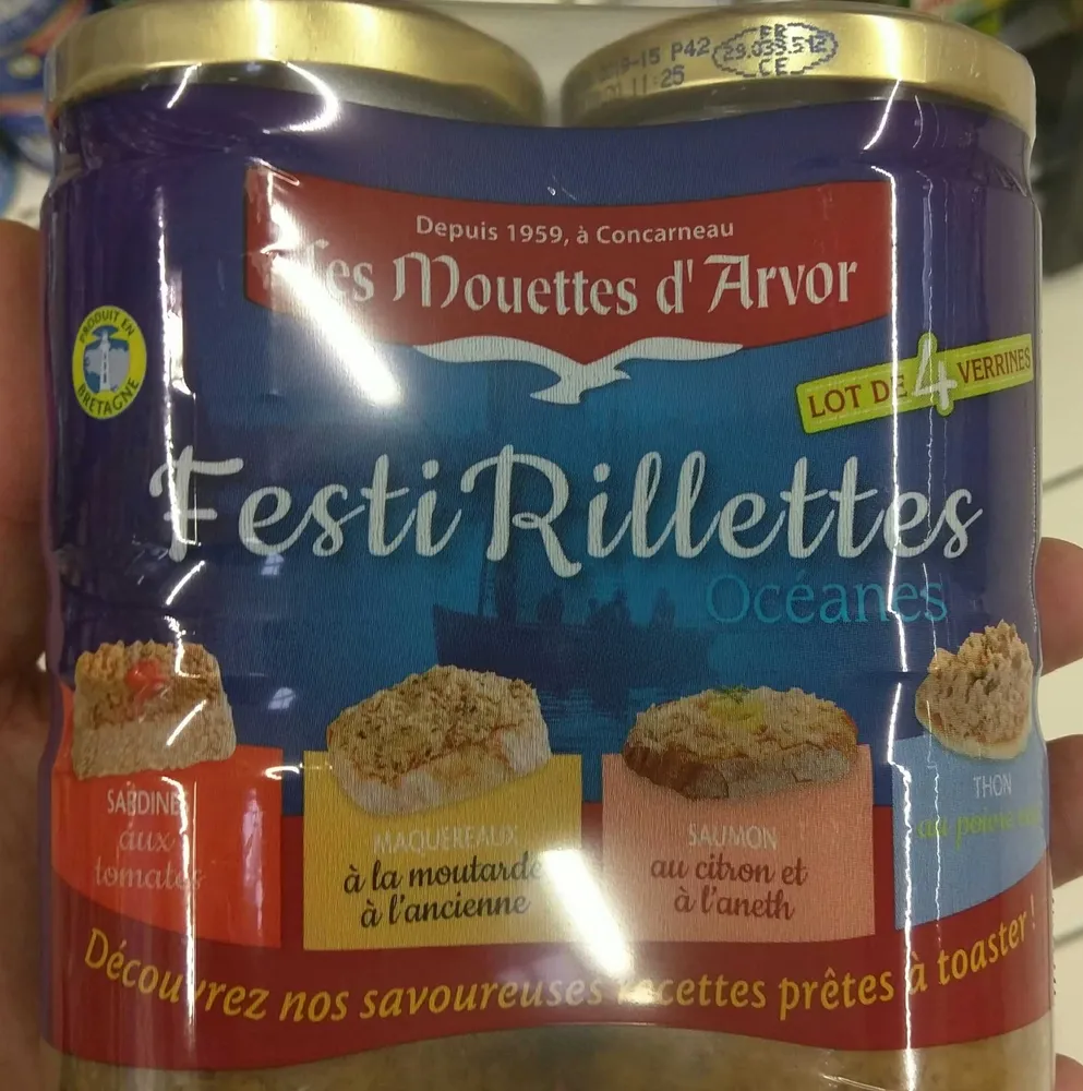 Festi Rillettes (Lot de 4 verrines)