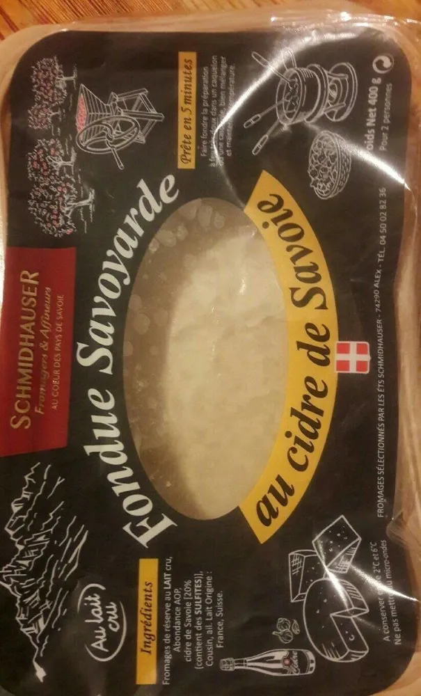 Fondue savoyarde au cidre de Savoie