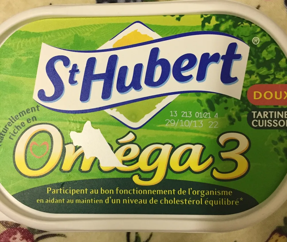 Matiere grasse omega 3 doux, tartine et cuisson