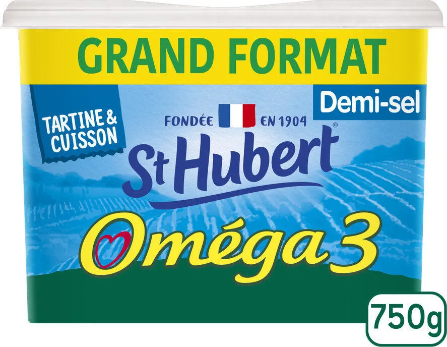 St hubert omega 3 750 g demi sel grand format