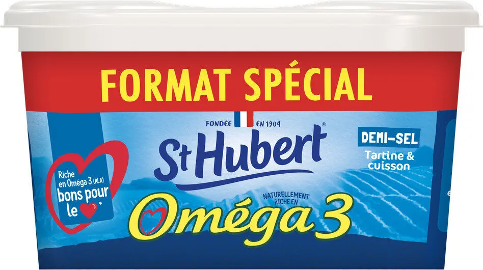 St hubert omega 3 600 g 1/2 sel format special
