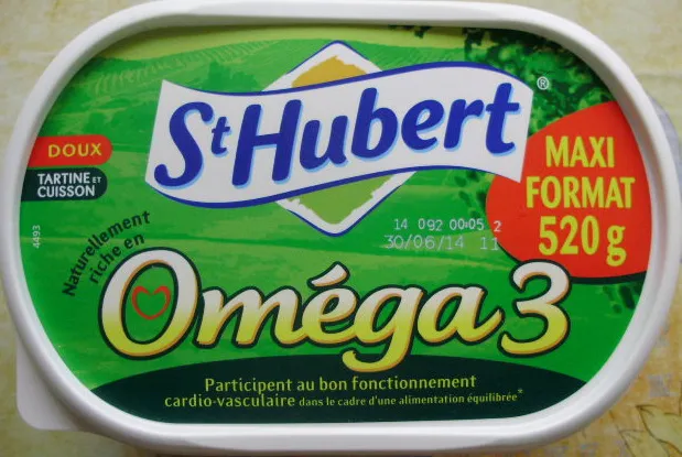 St Hubert Oméga 3 (Doux, Tartine et Cuisson), (54 % MG) Maxi Format