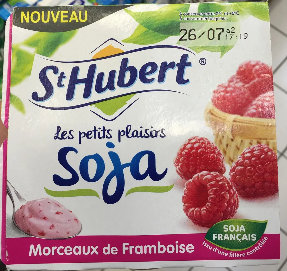 Les petits plaisirs Soja Morceaux de Framboise