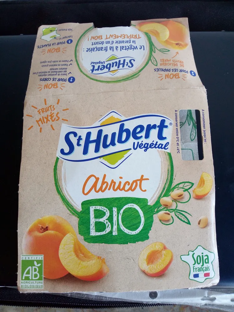 St Hubert Végétal Abricot Bio