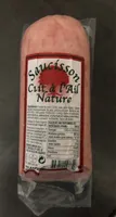 Saucisson cuit à l'ail nature