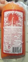 Saucisson cuit à l'ail goût fumé