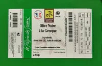 Olive noire à la Grecque