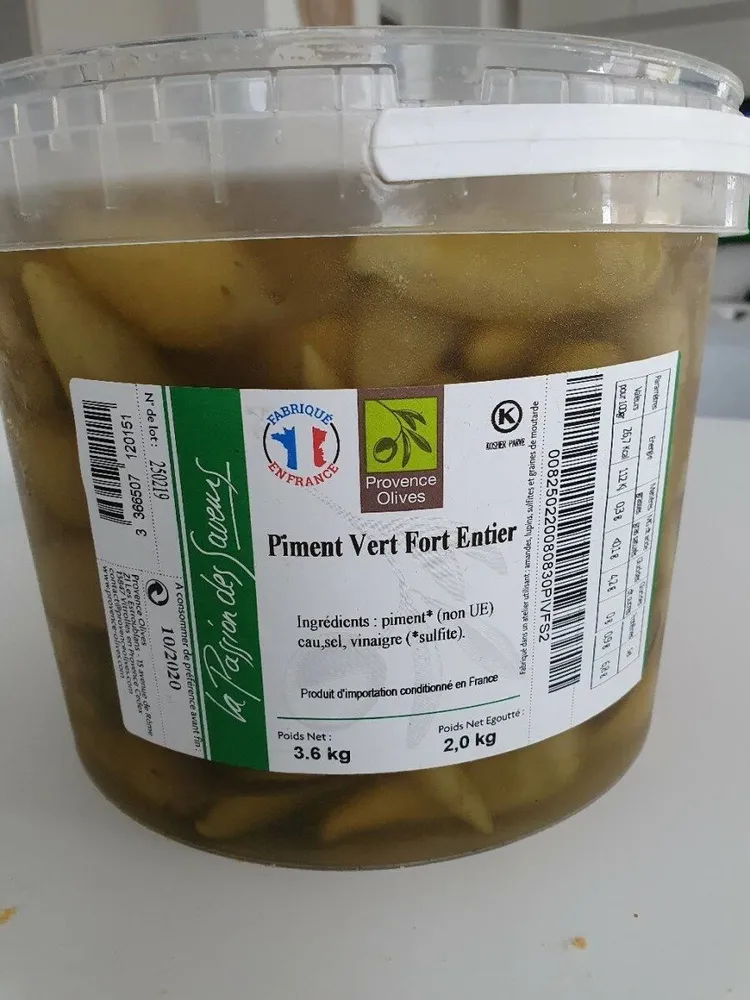 Piment vert fort