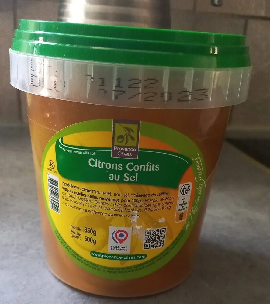 Citrons confits au sel