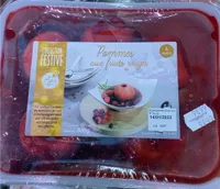 Pommes aux fruits rouges