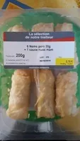 6 nems porc 30g + 1 sauce nuoc mam