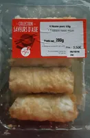 4 nems au porc + 1 sauce Nuoc Mam