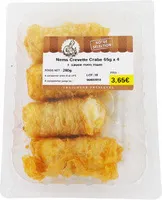 Nems au crabe + sauce, la pièce de 50 gr