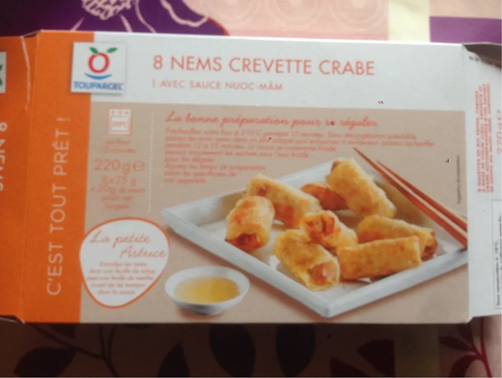 Nem crevette crabe