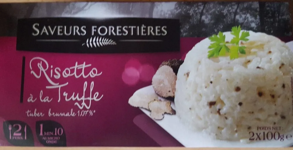 Saveurs forestières Risotto à la truffe
