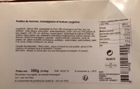 Poélées de marrons, champignon et lardons