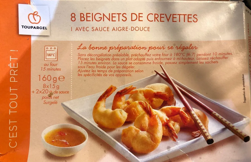 Beignet de crevettes sauce aigre-douce