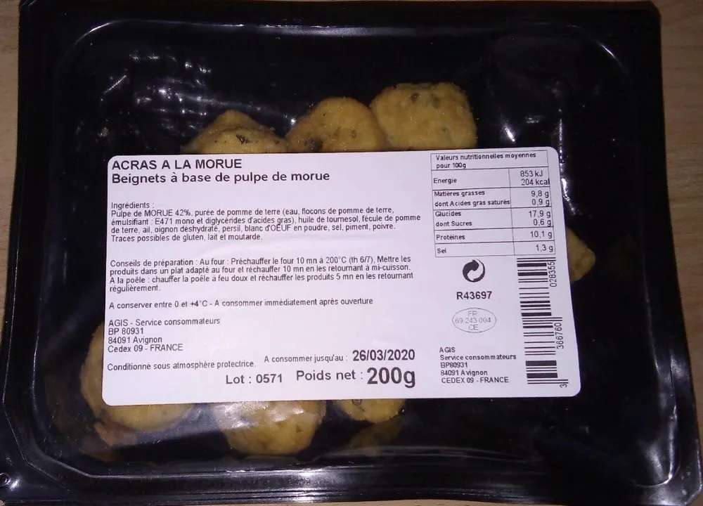 Acras à la morue