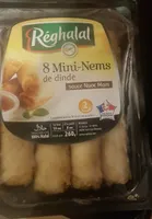 8 mini-nems de dinde