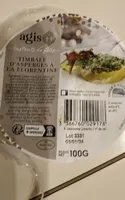 Timbale asperges à la florentine