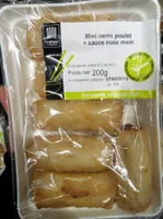 Mini nems poulet + sauce nuoc mam