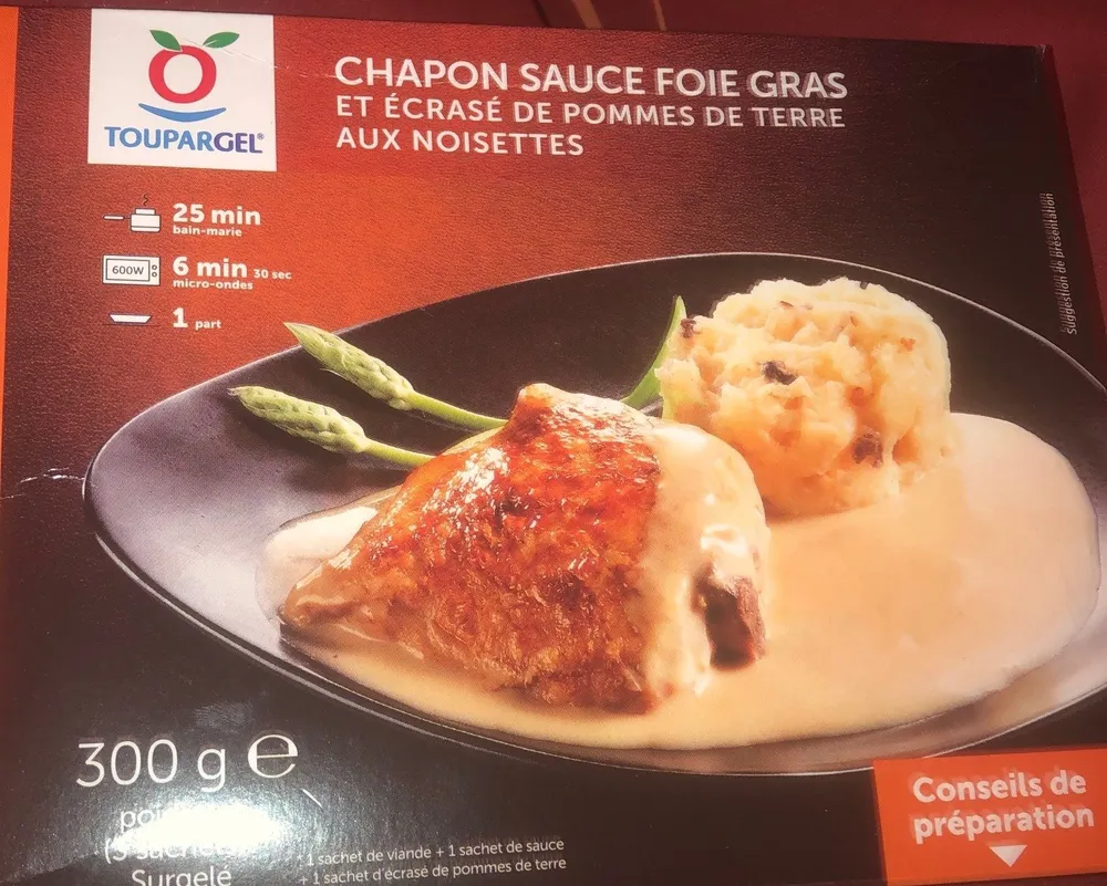 Chapon sauce foie gras
