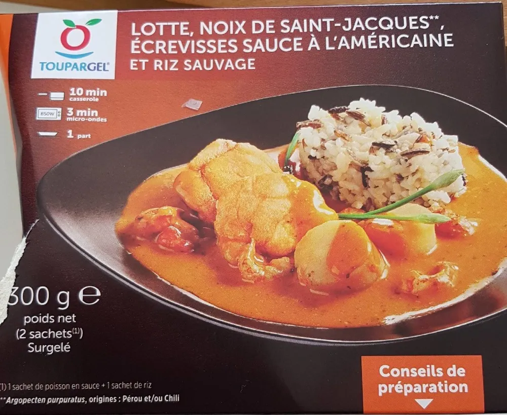 Lotte à l'américaine.
