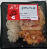 Poulet aigre douce aux légumes et riz parfumé