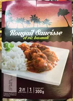 Rougail Saucisse et riz basmati